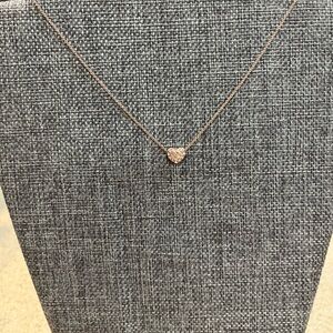 Touchstone Crystal Blush Heart Necklace